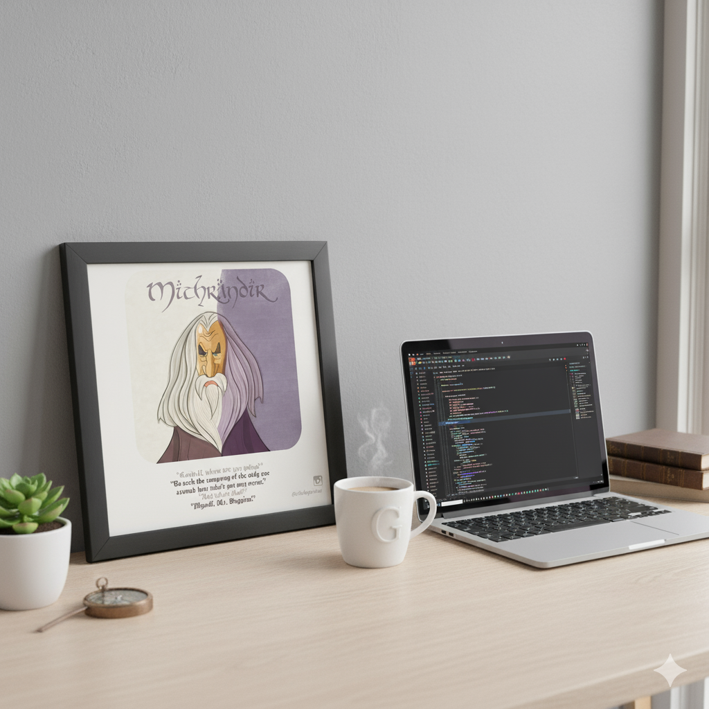 Gandalf (Mithrandir) Artwork  - Originals by Ishdeep