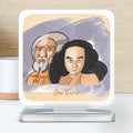 Paramahansa Yogananda and Swami Sri Yukteshwar - Portable Travel Altar
